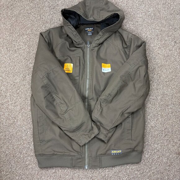 Ariat Rebar Men's Washed DuraCanvas Insulated Jacket Wren